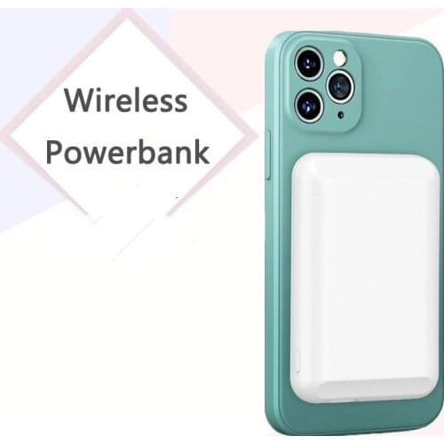 5000mAh Power Bank Magnetic Qi Wireless Charger For Huawei iPhone 12 pro X Samsung S20 Poverbank External Battery Mini Powerbank