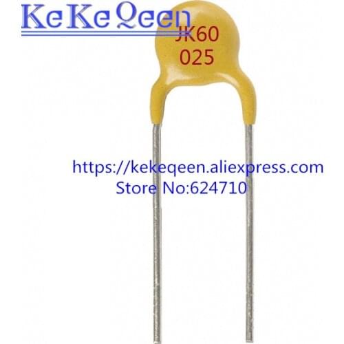 50PCS/LOT Self Recovery Fuse PPTC JK60-025 60V 025 0.25A 250MA PTC Original Authentic