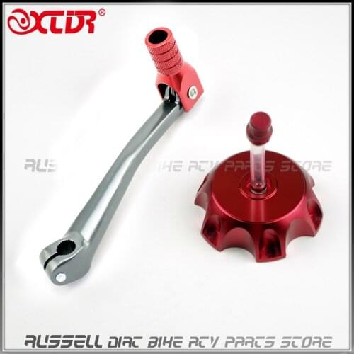 Folding Gear Shift Lever And FUEL Gas Tank Cap For CRF 50 CRF50 XR50 50CC 70CC 110CC 125CC PIT DIRT BIKE TAOTAO SSR