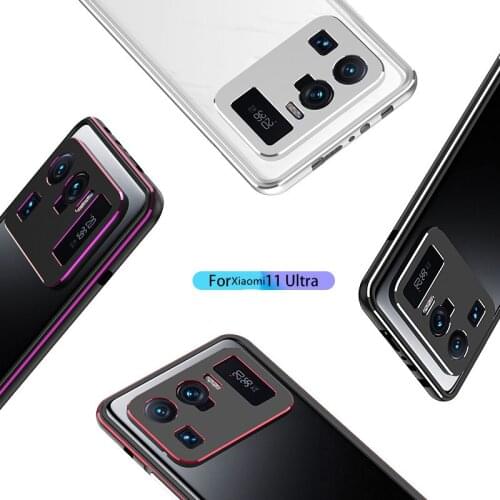 For Xiaomi Mi 11 Ultra Aluminum metal bumper Frame Slim Cover phone case+ carmera Protector