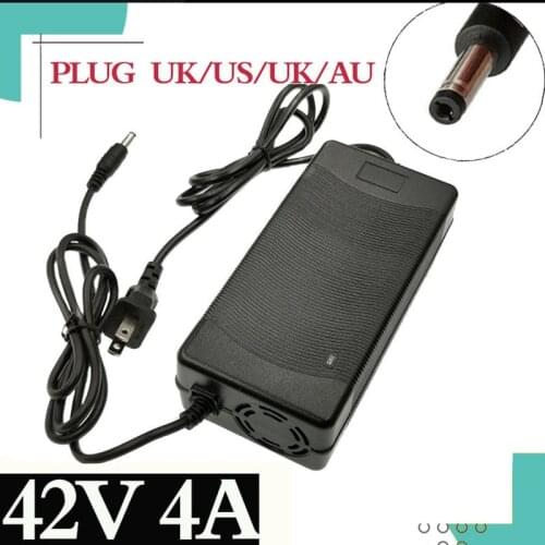 42V 4A Smart Battery Charger for 10Series 36V 37V Li-ion e-bike Electric Bicycle Battery Charger DC 5.5mm*2.1mm fast charging