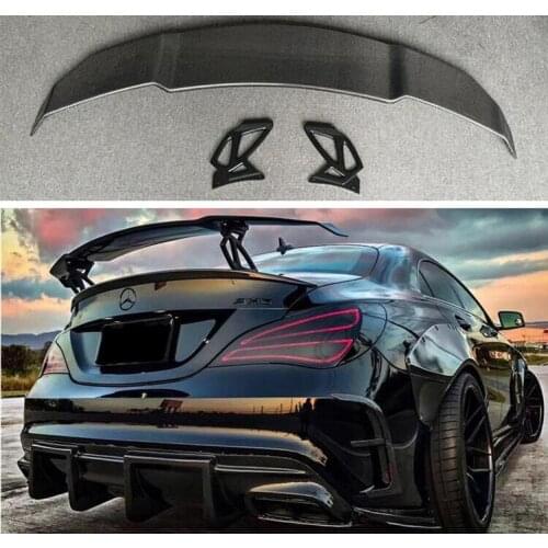 V GT STYLE REAL CARBON FIBER REAR WING TRUNK LIP TAIL SPOILER FOR Mercedes-Benz CLA CLASS W117 CLA45 CLA180 CLA200 CLA250 CLA260