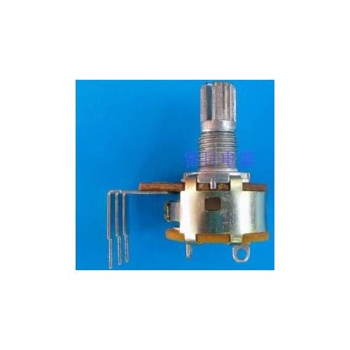 WH148 3Pin Right Angle with Switch 10K 50K 100K 500K Single Power Potentiometer Pot x 100PCS