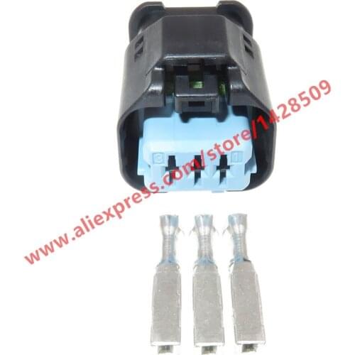 5 Sets 3 Pin Car Crankshaft Position Sensor Connector Intake Pressure Water Temperature Sensor Plug For Peugeot Citroe 1801178-2