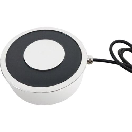 1pc Holding Magnets Solenoid DC 24V Electromagnet P120(120mm Dia. 40 50 70mm Height) P150(150mm Dia. 50mm Height) P160/50