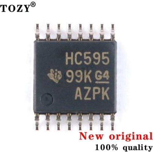 10pcs / lot new original Sn74hc595pwr tssop-16 8-bit shift register chip coreset