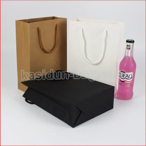 100PCS/lot) 10 SIZE available wholesale high quality black white brown shoes box bag for clothes shopping