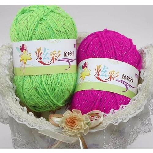 4 Strands Yarn for Knitting Wool Yarn Crochet Yarn Blanket Sweater Scarf Milk Cotton Yarn for Hand Kitting DIY Sewing Tools