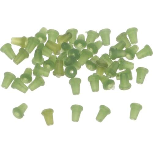 50pcs Carp Fishing Hook Stops Stoppers Beads Hair Rigs Chod Rigs Accessories