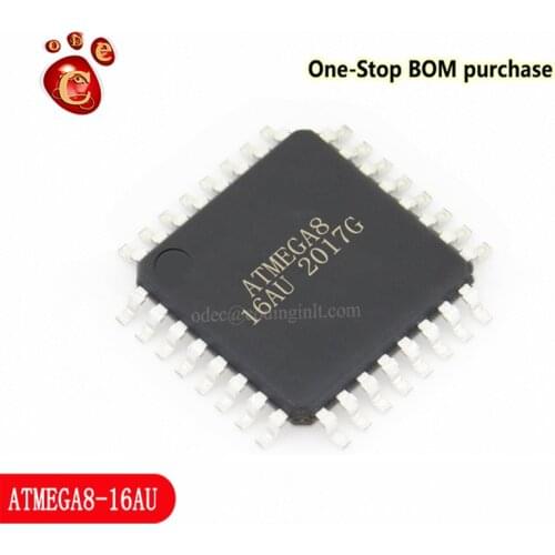 ATMEGA8-16AU QFP32 QFP-32 IC MCU 8BIT 8KB FLASH 32TQFP IC transistor New original 5PCS/LOT
