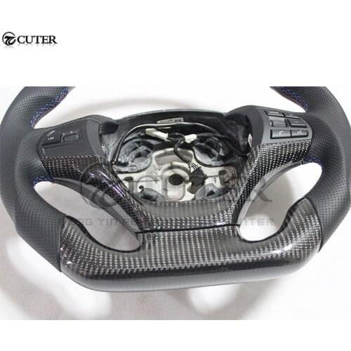 F30 3 series carbon fiber Car Steering Wheels Steering black leather for BMW F30 320i 325i 335i 13-18