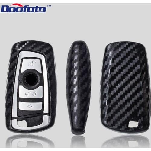 Car Styling Carbon Fiber Key Cover Keychain Case For BMW 520 525 730li 740 118 320i 1 3 5 7 Series X3 X4 M3 M4 M5 X5 X6 F10