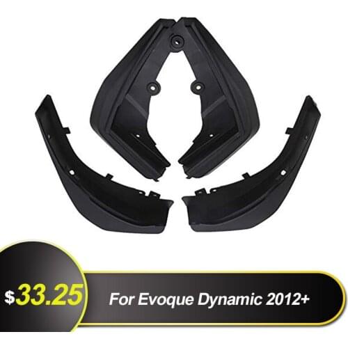 Car styling Mudguards Fit For Evoque Dynamic 2012+ Splash guards fender flare Mud Flap mudflaps Mudguard 4PCS Car accesories
