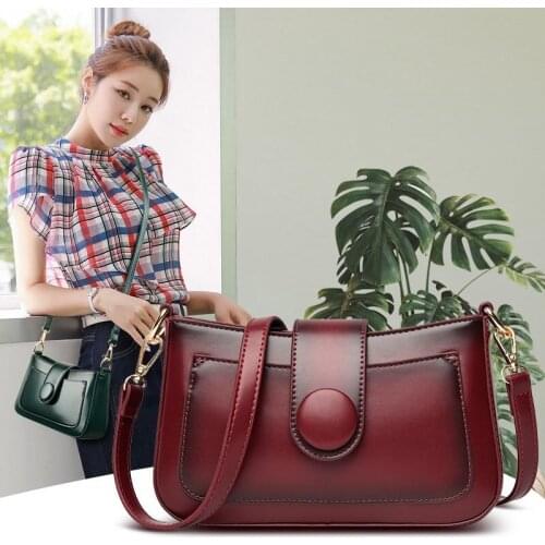 Brand soft leather luxury handbag lady bag designer messenger bag lady 2020 autumn new multi-layer shoulder bag sac a main