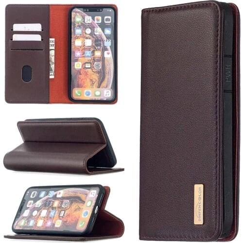 Luxury 2 IN 1 Wallet Real Leather Case For iPhone 7 8 Plus XS Max XR X XS 11 Pro Max Magnetic Phone Leather Cover