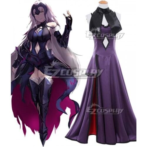 Fate Apocrypha Fate Grand Order Ruler Joan of Arc Jeanne d'Arc Dress Girls Party Long Halloween Dress Cosplay Costume E001