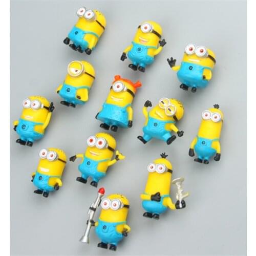 Action FIgures Anime High Quality Yellow children 3d fridge magnets Toys