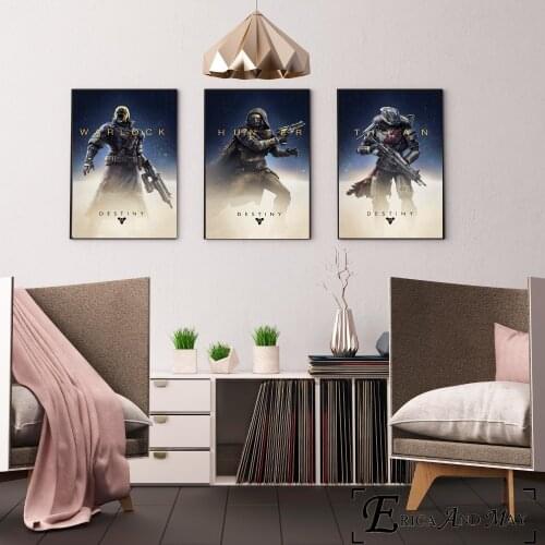 Destiny Video Game Figures Posters and Prints Wall art Decorative Picture Canvas Painting For Living Room Home Decor Unframed