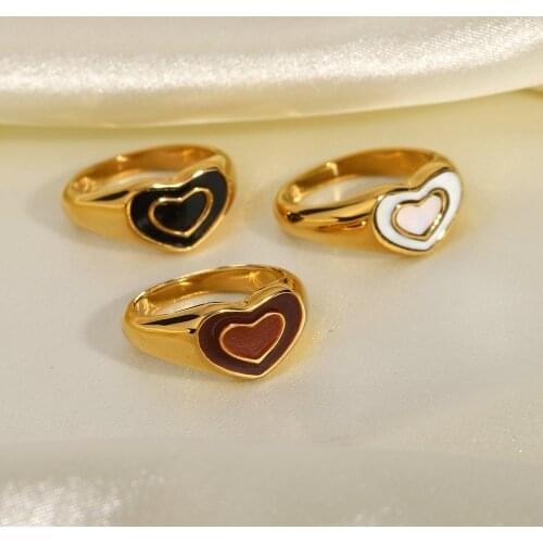 316L Stainless Steel Rings for Women Anillos Jewelry Gourd Ring Girls Gift Bijoux Femme Matching Ringen Vintage Bague Couple