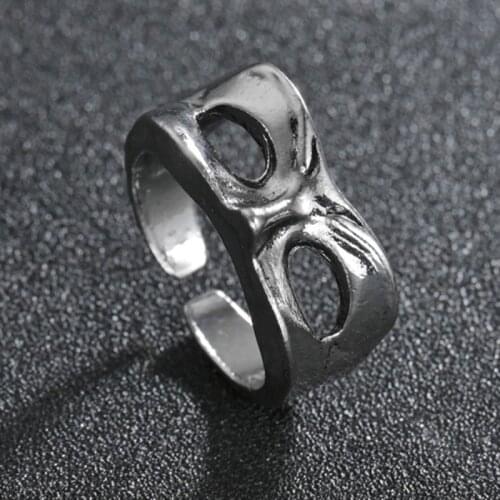 Retro Hip-hop Creative Mask Ring Gothic Punk Rings For Men Women Fashion Jewelry
