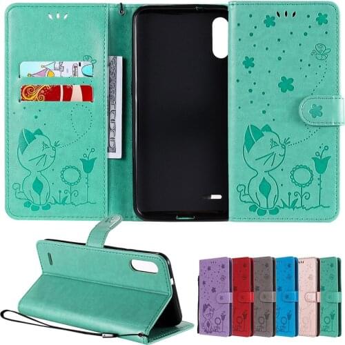 Cat Etui Wallet Flip Stand Case For LG Stylo 4 6 Velvet K22 Plus K12 Plus K42 K52 K92 5G G9 K8 K9 K10 K11 2018 Card Pocket Cover