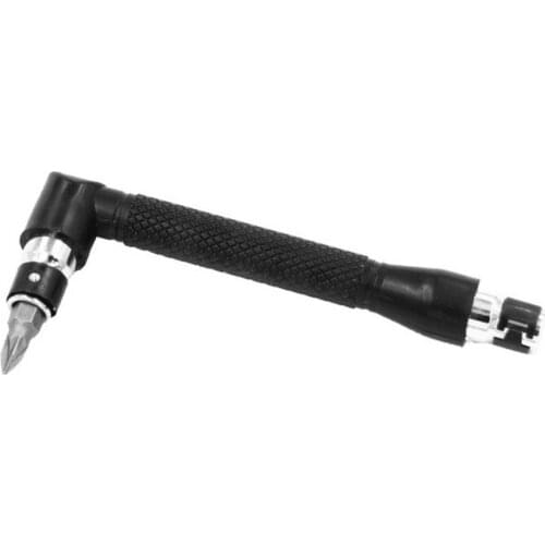 L-Shape Screwdriver Bit Two Way 1/4 Inch Hex Socket Torque Screwdriver Bit Tool Set Multifunction Car Tire Hand Repair Tool Set