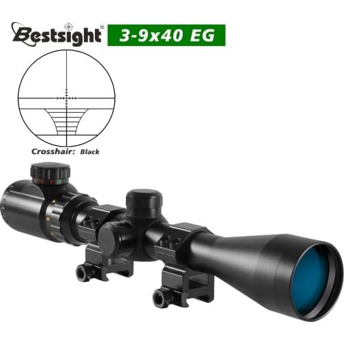 BESTSIGHT 3-9X40 Jacht Sniper Rifle Scope Draad Afstandsmeter Richtkruis Kruisboog Richtkijker Tactische Optics AR15