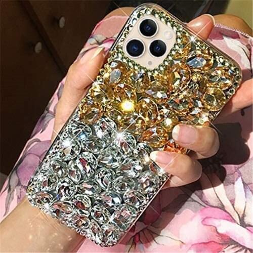 Luxury Full Bling Crystal Diamond Case Cover For Iphone 12 Mini 11 Pro XS Max XR X 8 7 6 6S Plus SE Colorful Rhinestone Cover