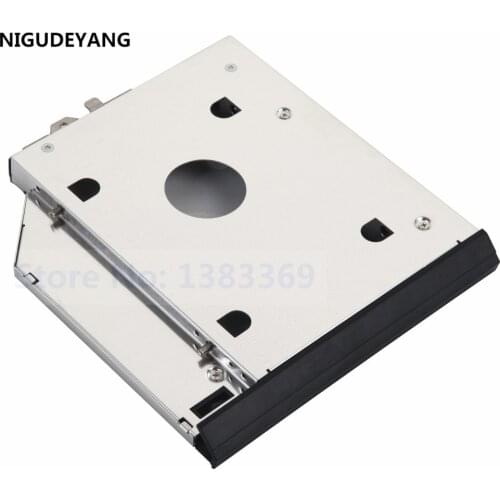 With Bezel Faceplate + Bracket Holder 2nd HDD SSD SATA Hard Drive Caddy Adapter for HP EliteBook 8560P 8570P