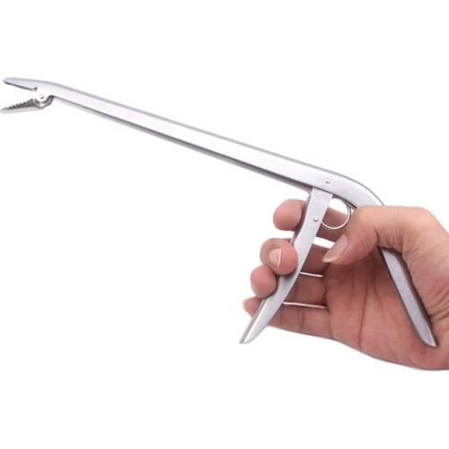 Stainless Steel Unhooking Device Fish Clamp Clip Catch Remover Plier Fishing Hook Tool Fish Tackle Control Fish Pliers