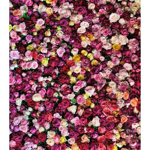 Vintage Flowers Vinyl Backdrops for Photography Custom Wedding Photo Background for Photo Studio
