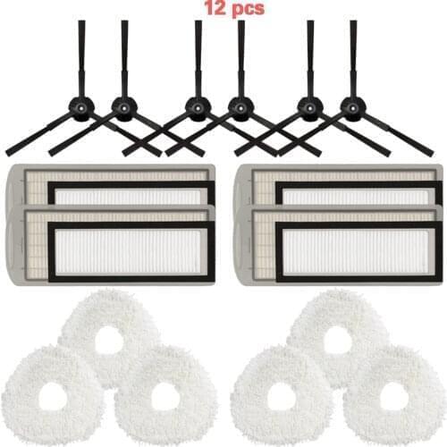 Replacement Rags Mop Cloth Side Brushes HEPA Filter for NARWAL J1/YJC003 Robot Vacuum Cleaner Sweeper Cleaning Accessories