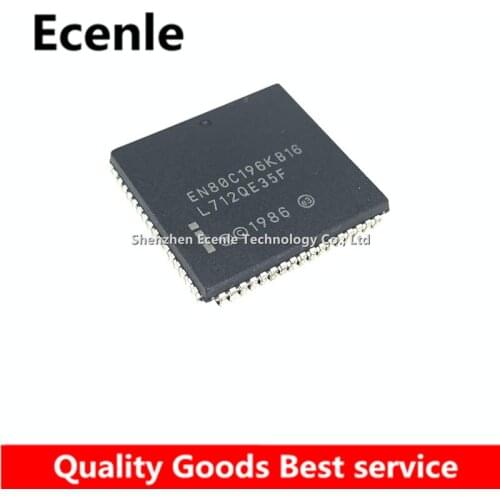 1 Pcs/Lot EN80C196KB16 PLCC-68 COMMERCIAL/EXPRESS CHMOS MICROCONTROLLER 100% New&Original