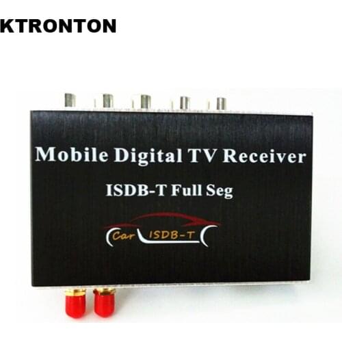 140-190km/h Car Mobility Full Seg ISDB-T Digital Dual Antennas TV Tuner Receiver Box with USB HDMI Slot for Brazil, Philippines