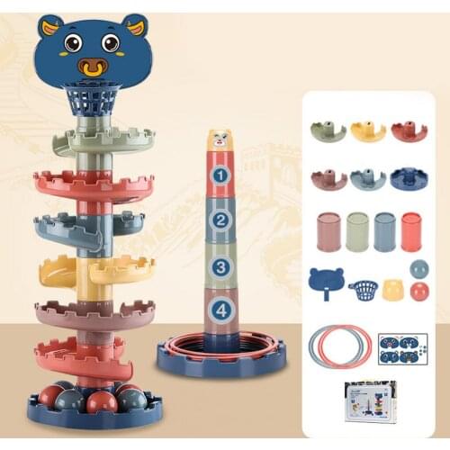 30PCS DIY Track Pipe Building Blocks For Children Ball Circuit Marble Race Run Maze Balls Educational Toys Christmas Gift