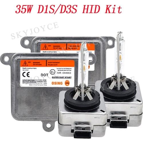 35W D1S HID Bulb Ballast Car Headlight Kit 4300K D1S D1R 6000K HID Bulb D3S 5000K 8000K Bulb Lamp AC 35W D1S D3S HID Bulb Kit