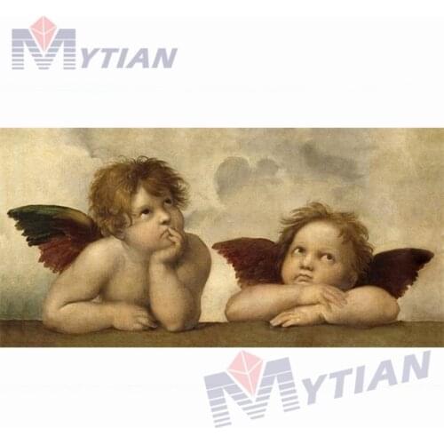 The Angels of Raphael 5D DIY Full Drill Square & Round Diamond Painting Cross Stitch Diamond Embroidery Mosaic Wall Art Sticker