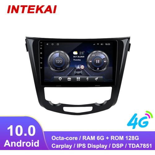 10.1"Android 10.0 Car Radio GPS Navigation autoradio multimedia player for Nissan X-Trail Qashqai J11 J10 head unit stereo