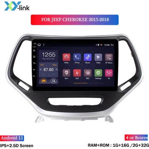 Android 8.1 Car Radio DVD video multimedia Player for Jeep Cherokee 2015-2018 GPS navigation system accessories usb no 2 din pc