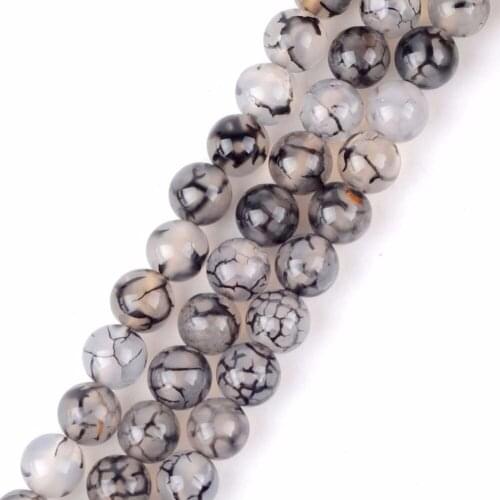 Wholesale 4 6 8 10 12mm Natural Stone Beads Multicolor Agates Round Beads Diy Jewelry Making 15inch Loose Beads Acccessories