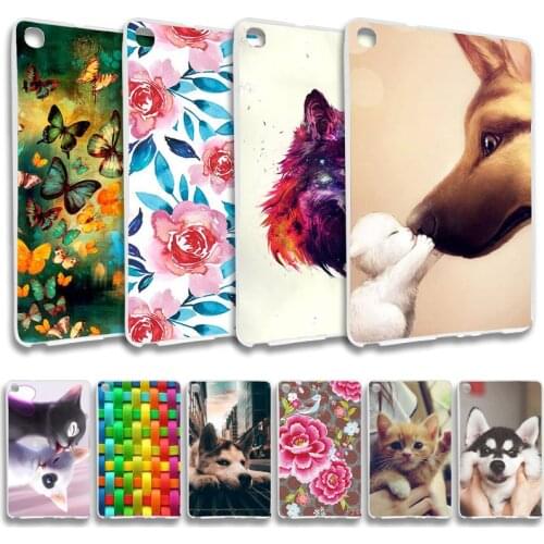 Tablet Case Fo Samsung Tab A 8.0 & S Pen 2019 SM-P205 TPU Silicone Cover For Galaxy Tab A with S Pen SM-P200 SM-P205 8.0" Funda