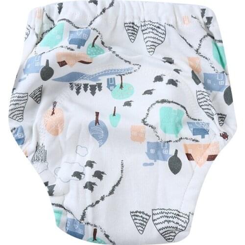 Baby Training Underwear Waterproof Washable Diaper Pants Diapers Cotton Baby Toilet Training Pants Pocket Diaper