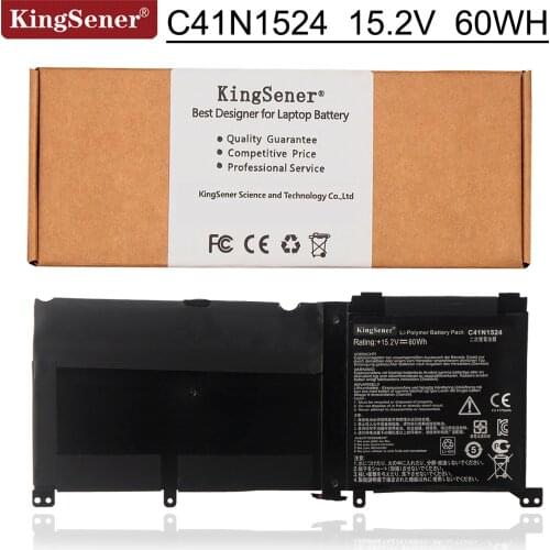 Kingsener C41N1524 Laptop Battery for ASUS Zenbook Pro UX501VW UX501JW G501VW N501VW-2B N501VW G501VW-FY081T N501JW-2B 60WH
