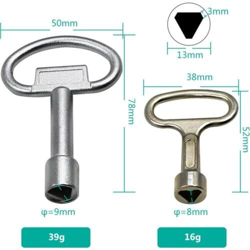 1pcs New Version Elevator Door Keys / Triangular Key / Universal Train Key/Train Triangle Key Dropshipping