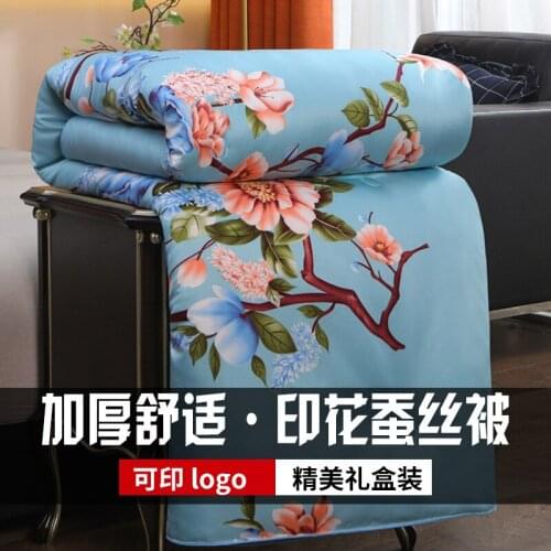 Summer Silk Air Conditioning Quilt Comfortable Breathable Cool In Home Decoration Spring And Autumn QuiltThick Warm Winter Quilt
