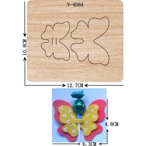 New butterfly wooden dies cutting dies for scrapbooking Multiple sizes V-4064