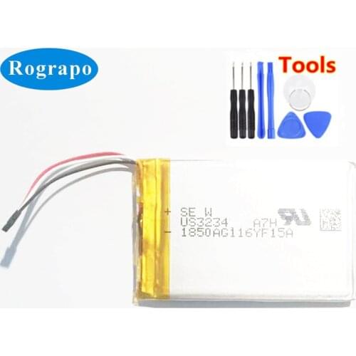 New 533-000088 AHB303450 Battery For Logitech MX Master,Touchpad T650 Accumulator 3.7V Full Batterie 3-wire Plug+tools