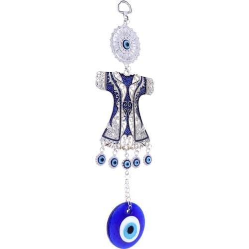 Lucky Evil Eye Amulet Decoration Trendy Charm Clothing Shaped Hanging Pendants