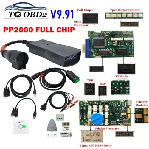 NEW Full Chips Diagbox V9.68 V8.55 V7.83 with 921815C Firmware Lexia3 PP2000 V48/V25 Lexia 3 For Citroen/Peugeot diagnostic tool