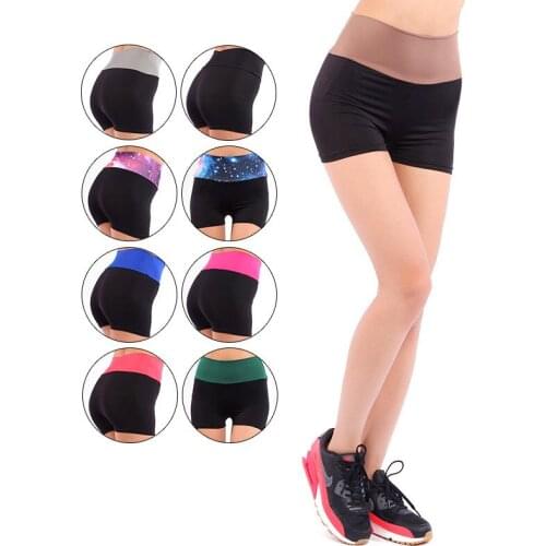 Shorts Ladies Thin Fitness Casual High Waist Fashion Bike Shorts Summer Slim Knee Length Bottom Black Bike Shorts Streetwear